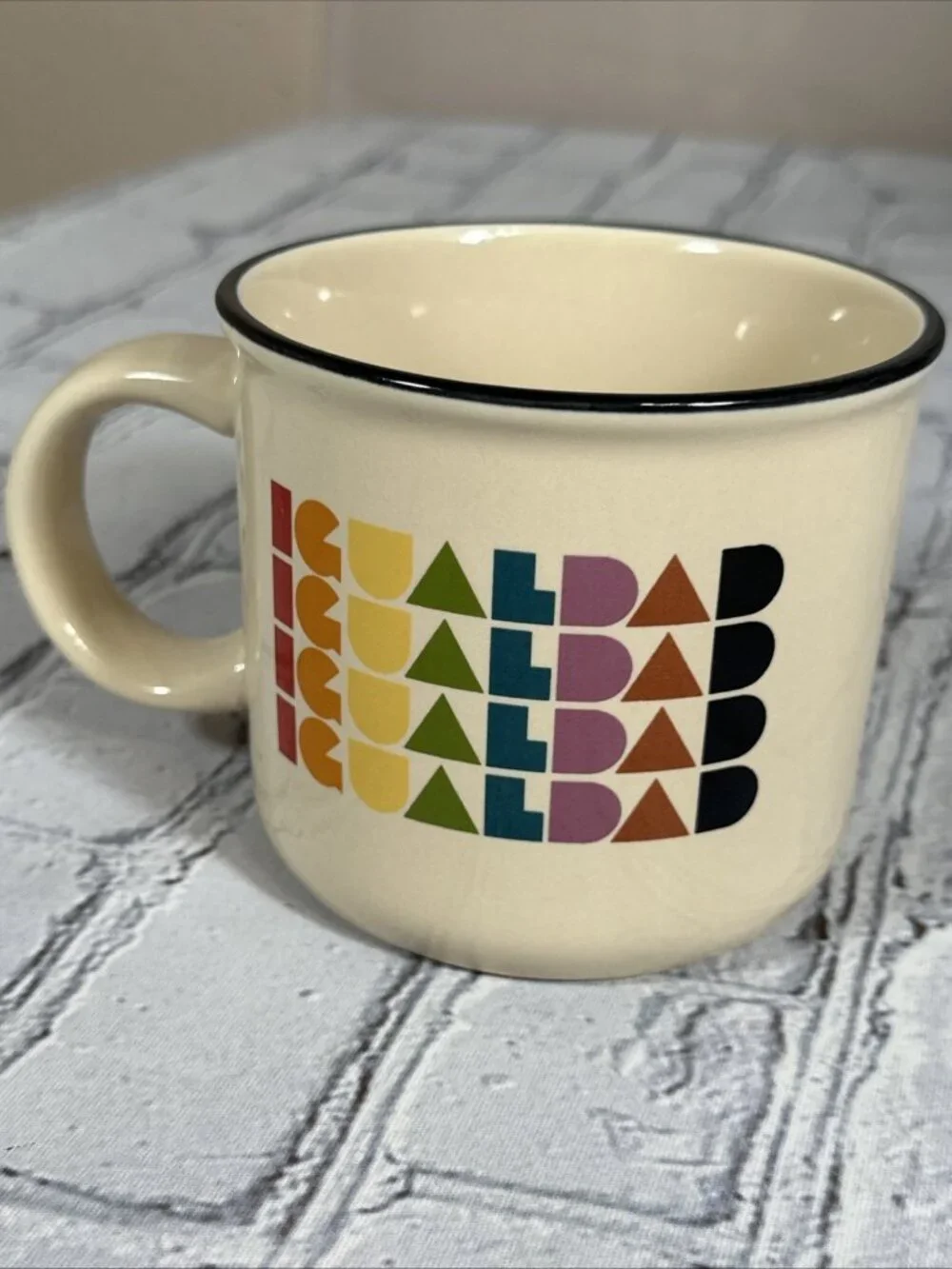 Equality Stoneware Coffee Mug Cup Igualdad LGBTQ+  Target #takepride